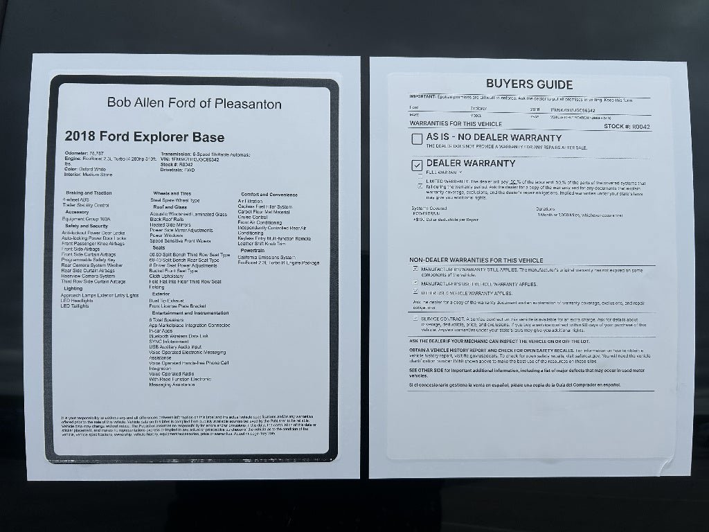 Used 2018 Ford Explorer FWD image 22