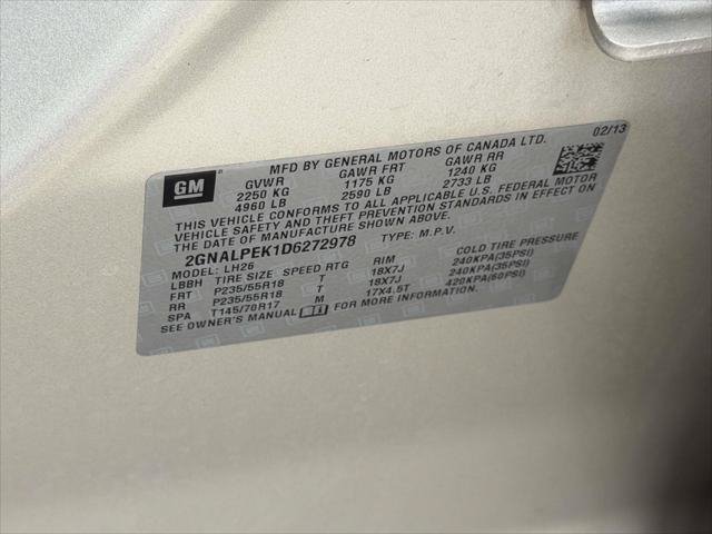 Used 2013 Chevrolet Equinox LT w/ Power Convenience Package FWD image 21