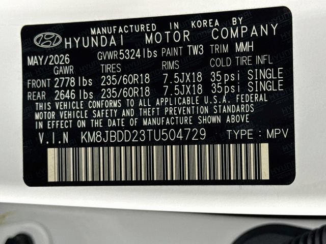 New 2026 Hyundai Tucson SEL AWD/4WD image 16