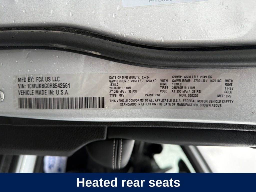 Used 2024 Jeep Grand Cherokee L Limited w/ Luxury Tech Group II image 35