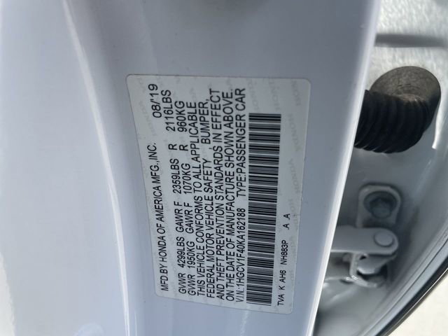 Used 2019 Honda Accord EX image 34