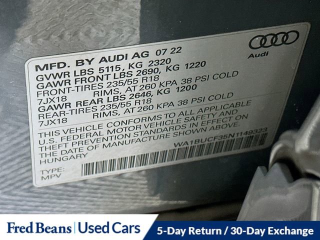 Used 2022 Audi Q3 2.0T Premium Plus AWD/4WD image 32