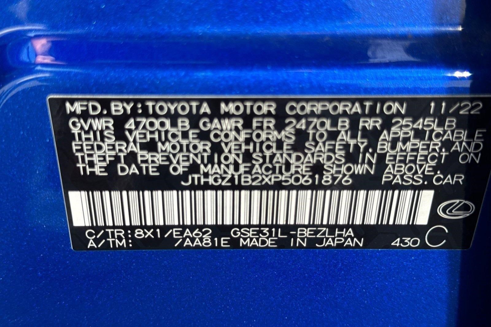 Certified 2023 Lexus IS 350 F Sport image 21