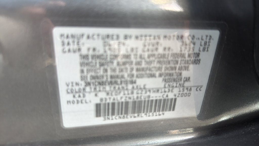 Certified 2024 Nissan Versa SV FWD image 19