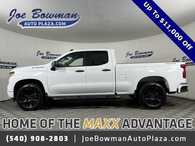 New 2025 Chevrolet Silverado 1500 Custom w/ Turbomax Blackout Package