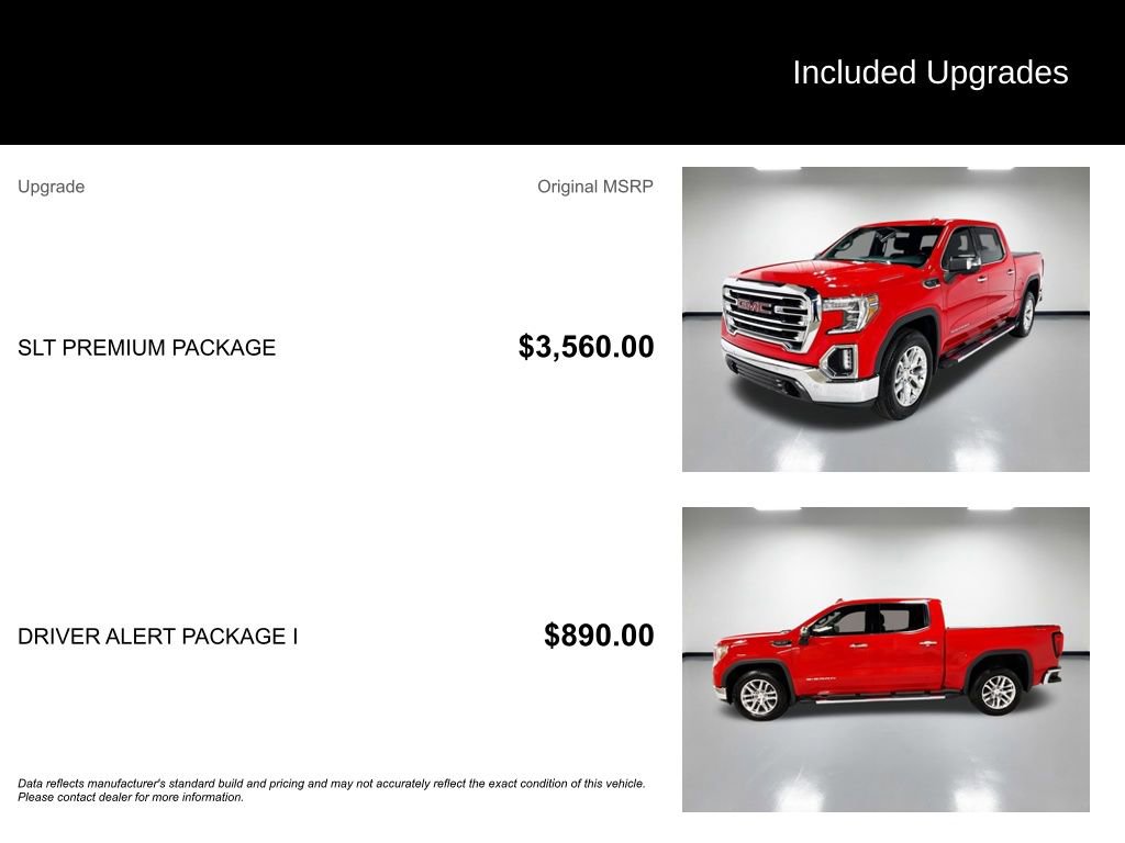 Used 2019 GMC Sierra 1500 SLT w/ SLT Premium Package AWD/4WD image 7