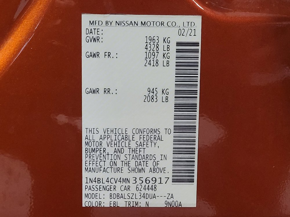 Used 2021 Nissan Altima 2.5 SR FWD image 33