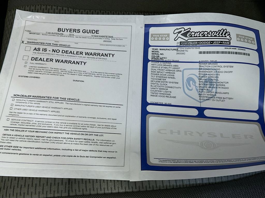 Used 2019 Ford F150 XLT w/ Equipment Group 302A Luxury image 37