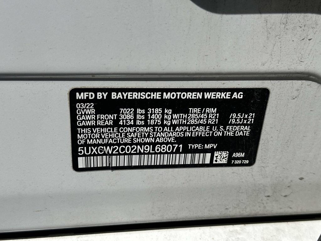 Used 2022 BMW X7 xDrive40i w/ Premium Package AWD/4WD image 21