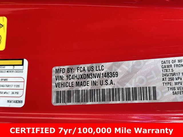 Certified 2022 Jeep Wrangler Unlimited Sport AWD/4WD image 32