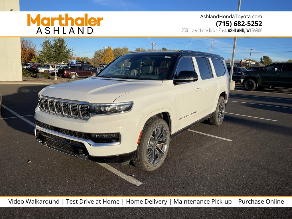 Used 2023 Jeep Grand Wagoneer L Series III w/ Rear Seat Video Group 1