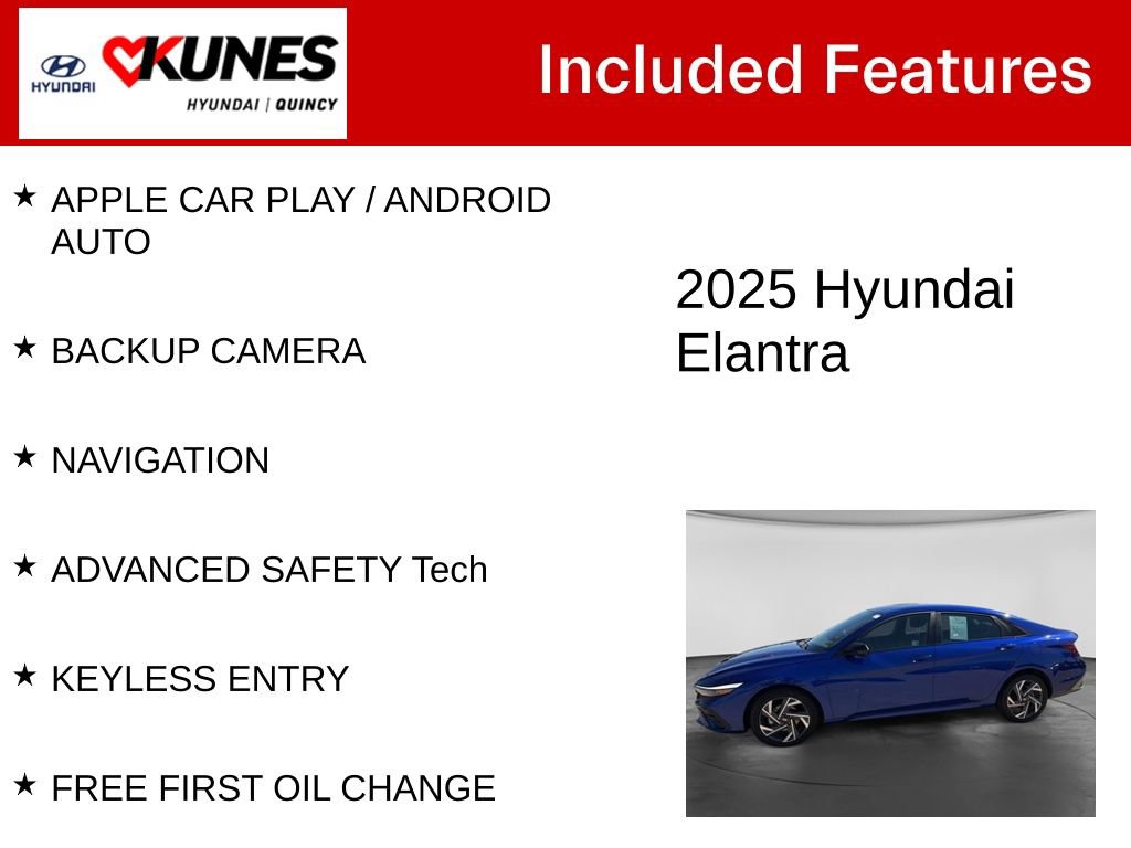 Certified 2025 Hyundai Elantra SEL FWD image 2