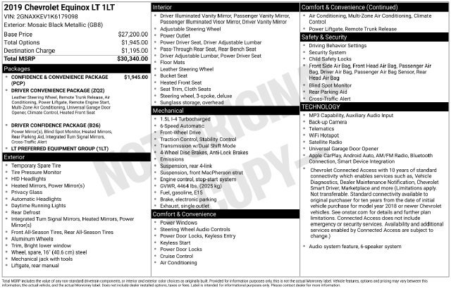 Used 2019 Chevrolet Equinox LT FWD image 6