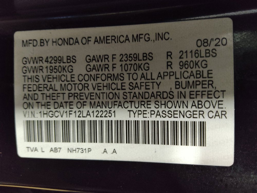 Used 2020 Honda Accord LX image 33