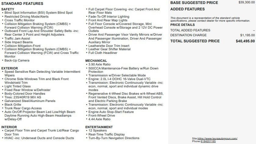 Used 2025 Honda Accord Touring image 2
