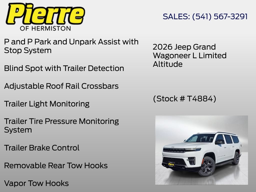 New 2026 Jeep Grand Wagoneer L Limited w/ Convenience Group I AWD/4WD image 36