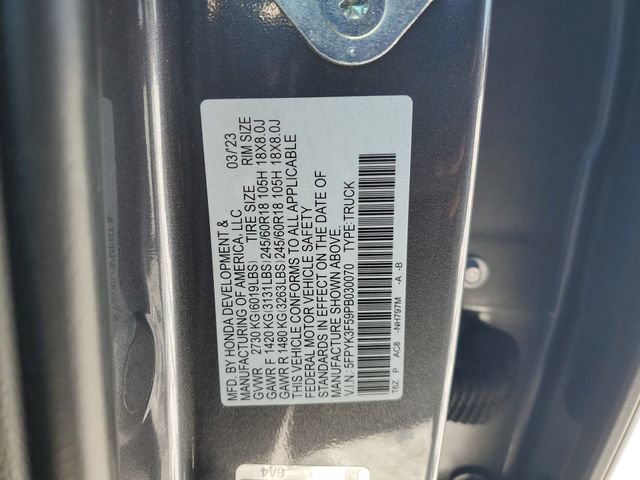 Used 2023 Honda Ridgeline RTL image 41