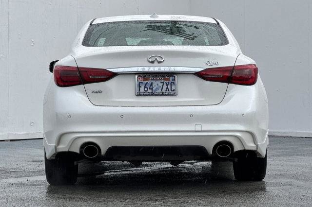 Certified 2023 INFINITI Q50 Luxe w/ Cargo Package image 4