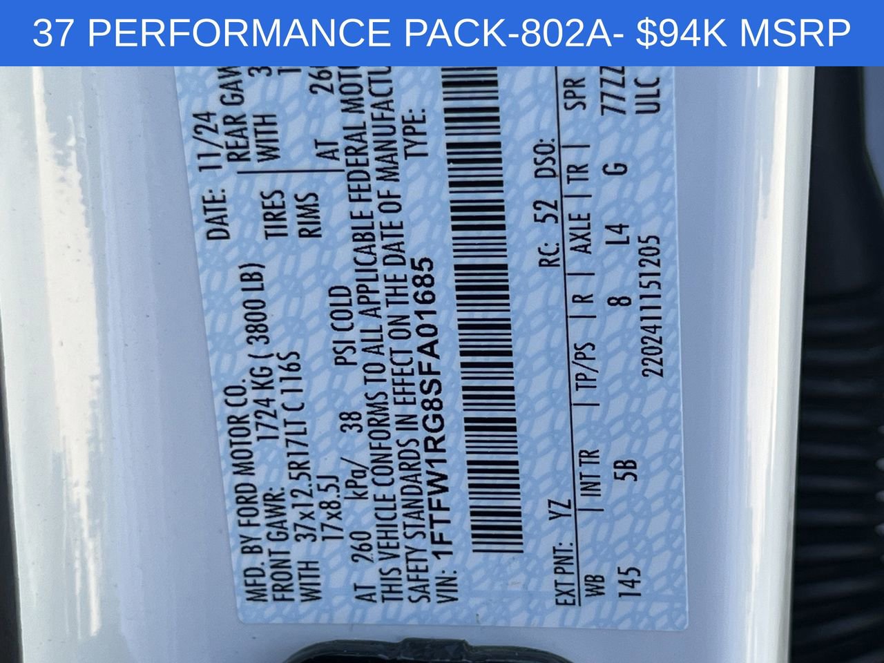 Used 2025 Ford F150 Raptor AWD/4WD image 34