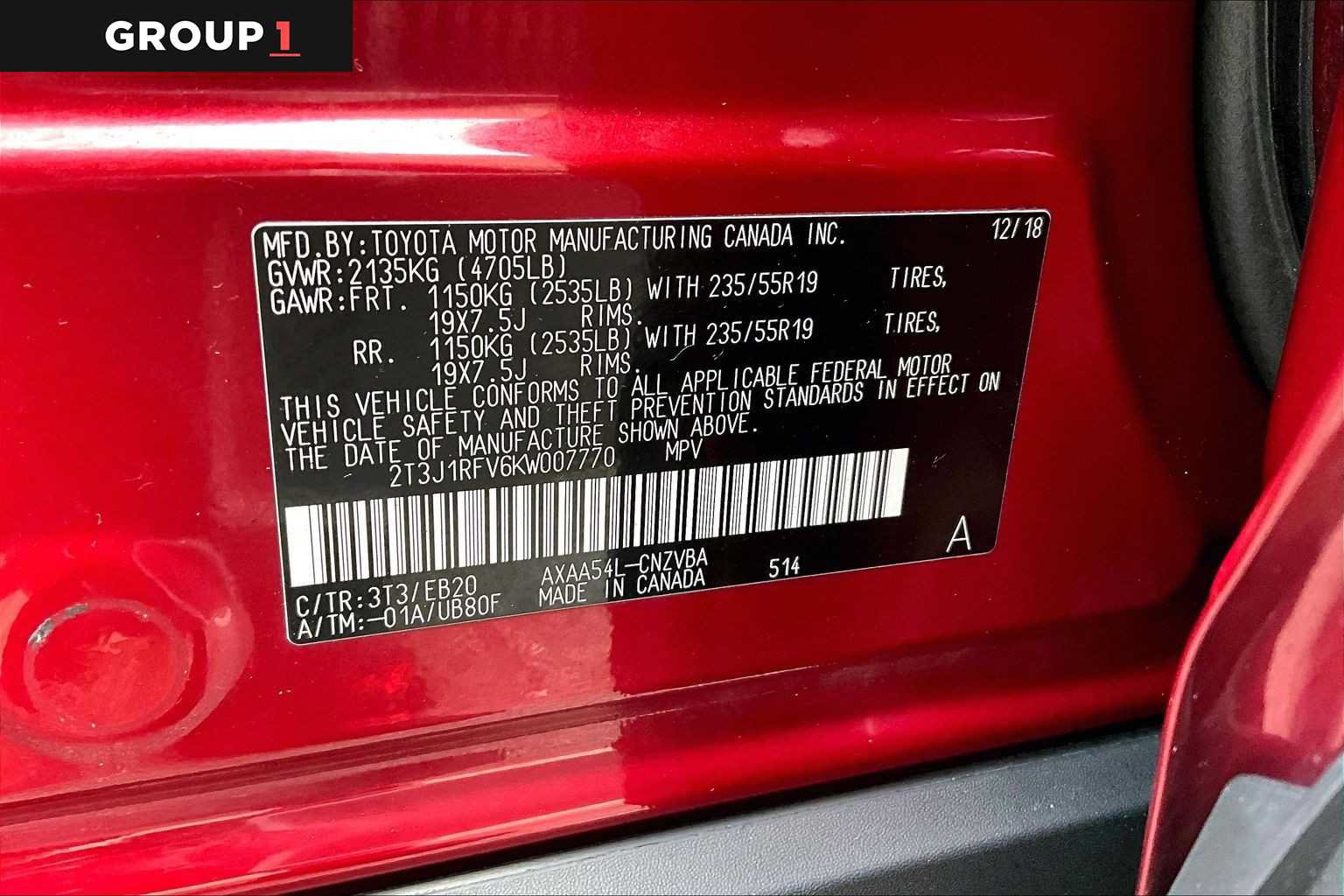Certified 2019 Toyota RAV4 Adventure w/ Cold Weather Package AWD/4WD image 37