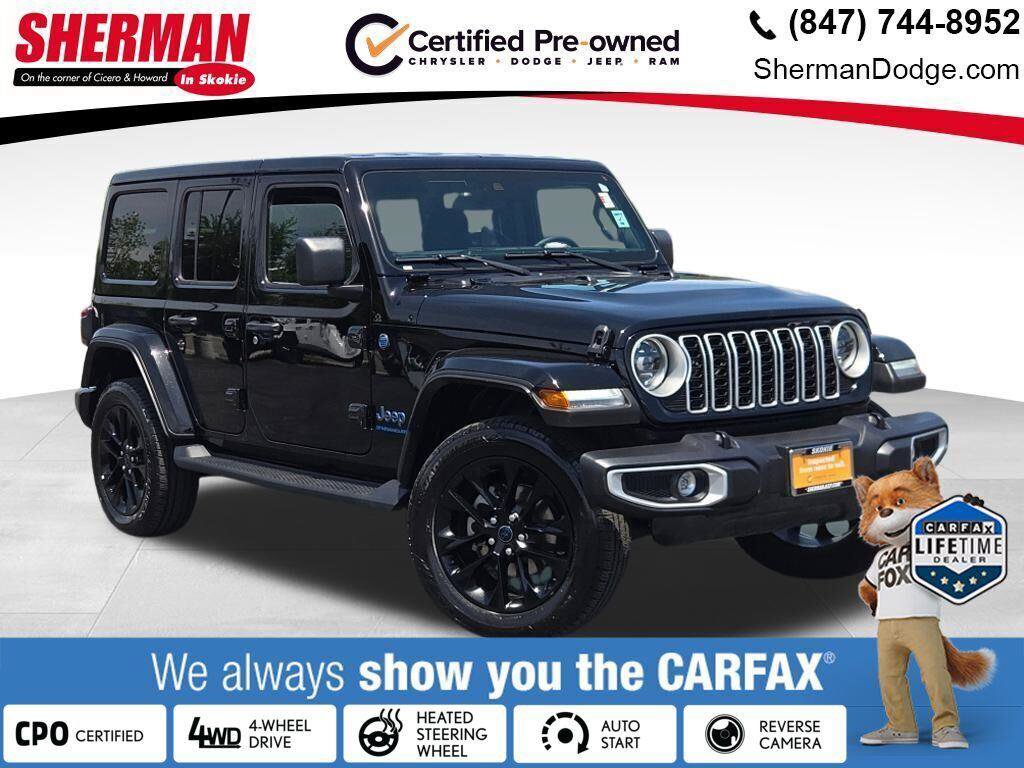 Certified 2025 Jeep Wrangler Unlimited Sahara AWD/4WD image 1