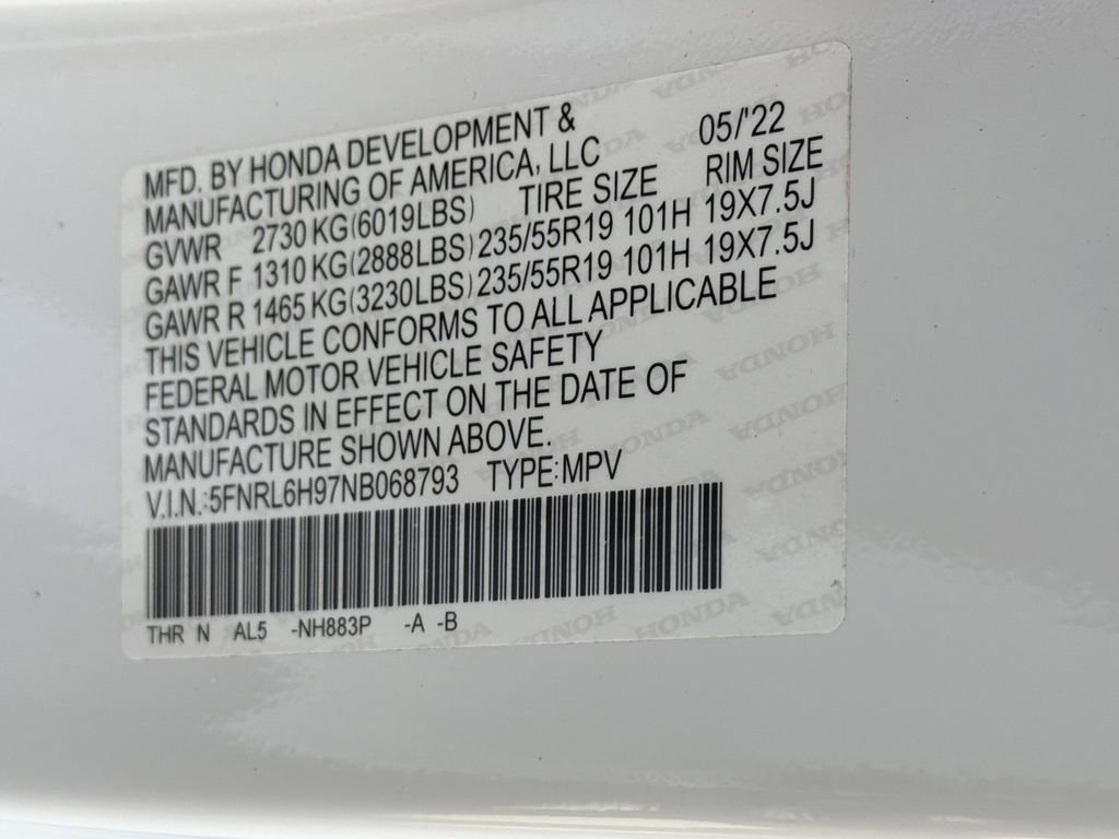 Used 2022 Honda Odyssey Elite image 29