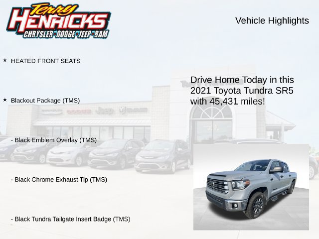 Used 2021 Toyota Tundra SR5 AWD/4WD image 4