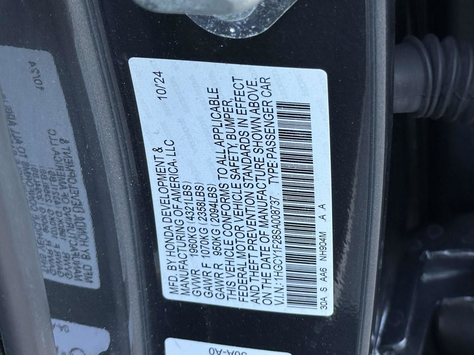 Used 2025 Honda Accord LX image 10