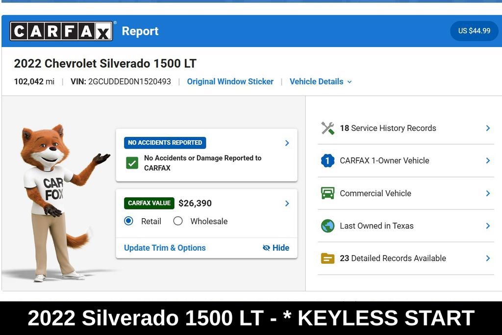 Used 2022 Chevrolet Silverado 1500 LT w/ Z71 Off-Road Package AWD/4WD image 9