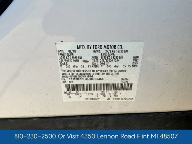 Used 2018 Ford Explorer Limited AWD/4WD image 29
