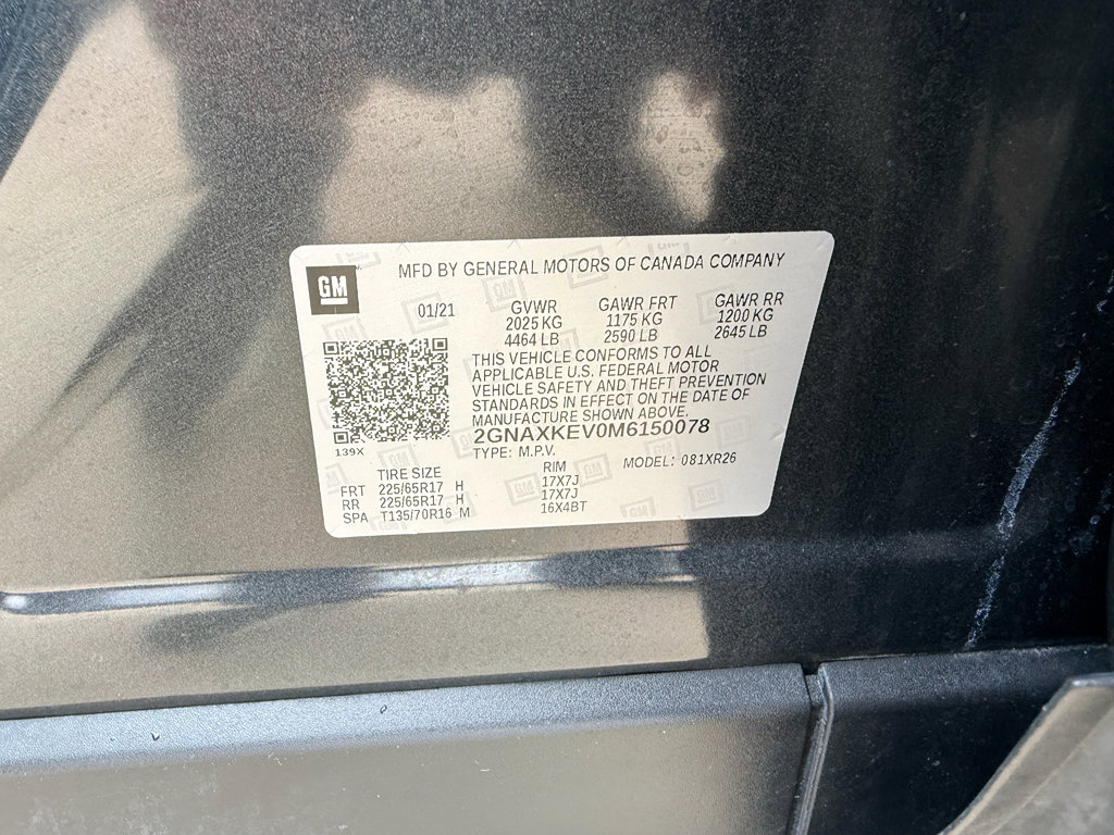 Used 2021 Chevrolet Equinox LT FWD image 30