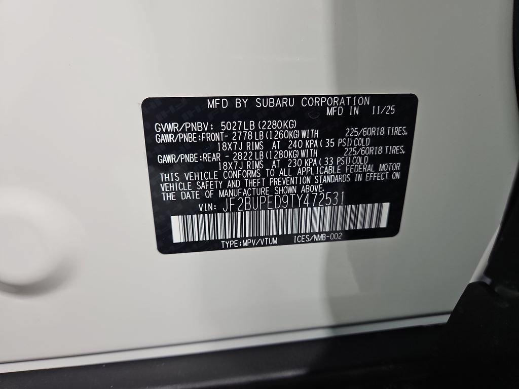 New 2026 Subaru Outback Touring AWD/4WD image 28