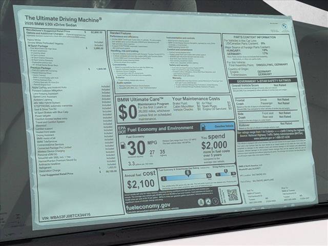 New 2026 BMW 530i xDrive AWD/4WD image 19