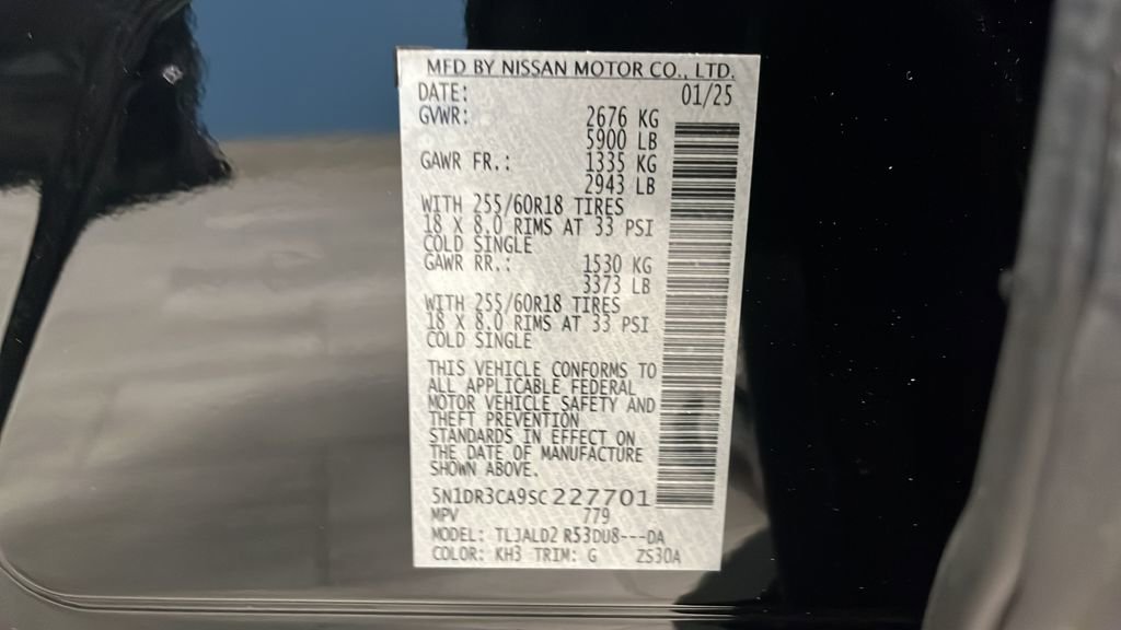 Used 2025 Nissan Pathfinder SL w/ Black Appearance Package FWD image 31
