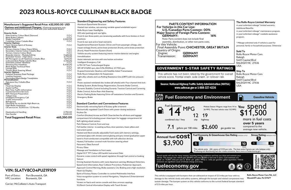 Used 2023 Rolls-Royce Cullinan Black Badge video 2