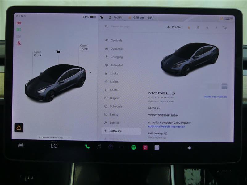Used 2018 Tesla Model 3 Long Range AWD/4WD image 8