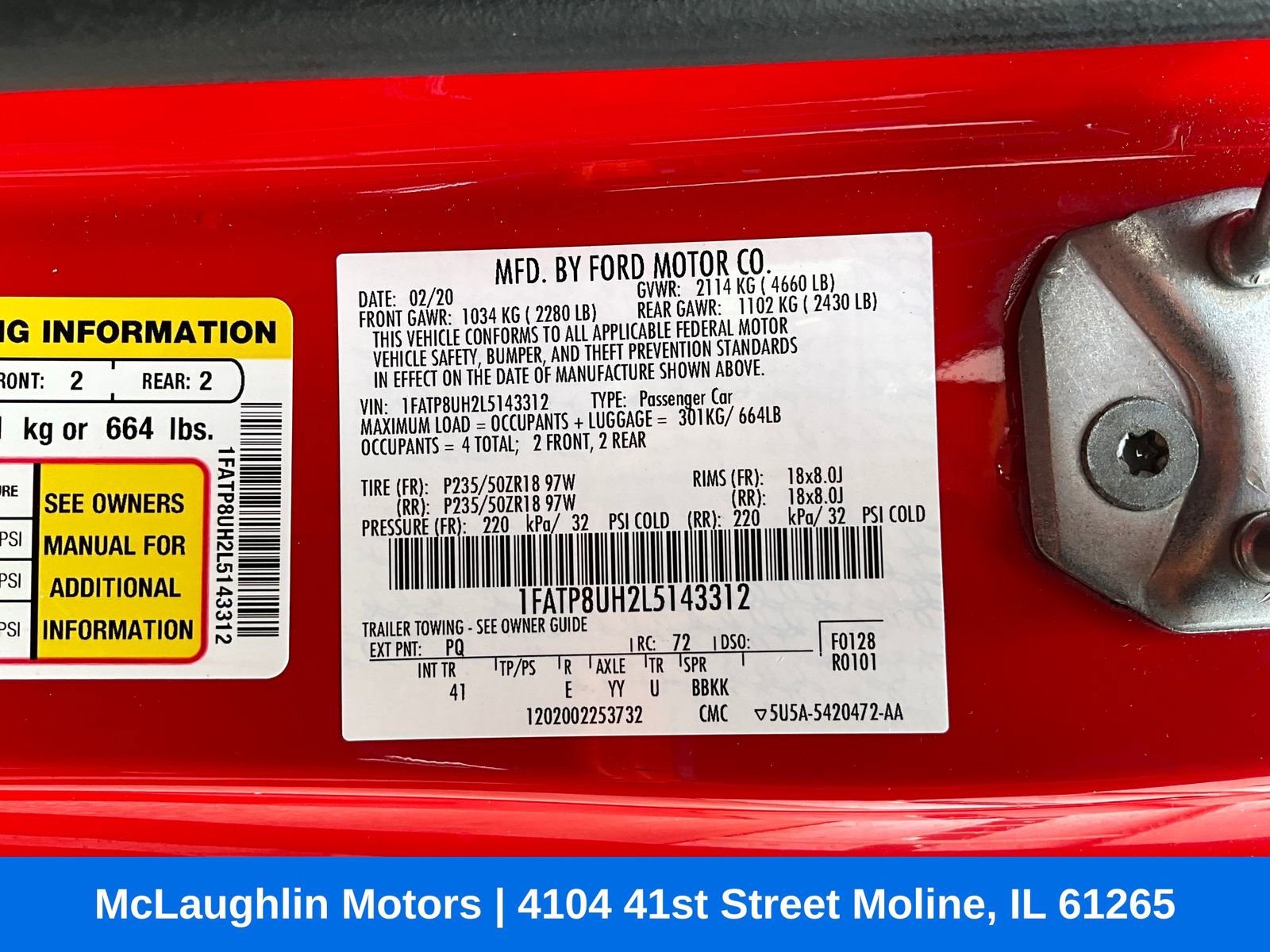 Used 2020 Ford Mustang Premium image 19