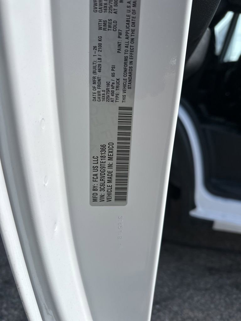 New 2026 RAM ProMaster 2500 w/ Safety Group image 36