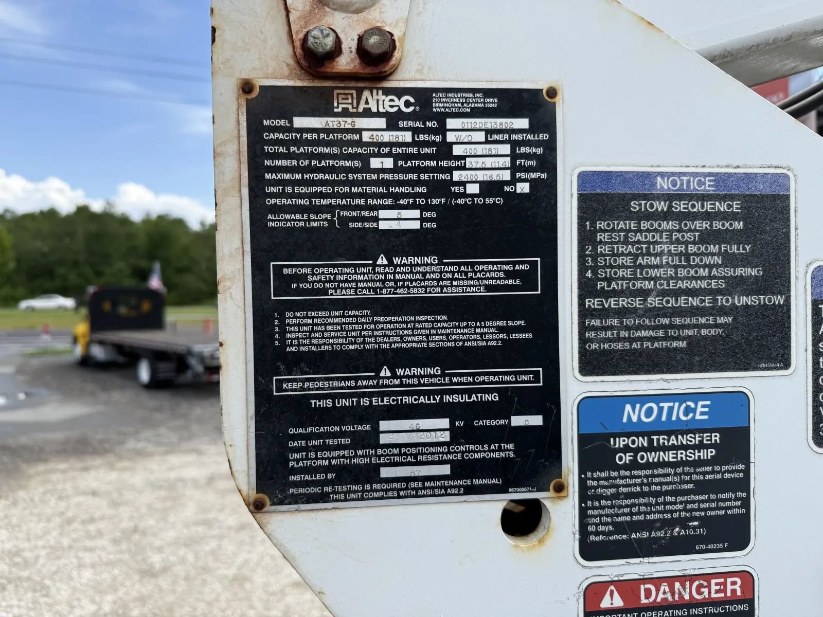 Used 2012 Ford F550 4x4 Regular Cab Super Duty w/ Snow Plow Prep Pkg image 15