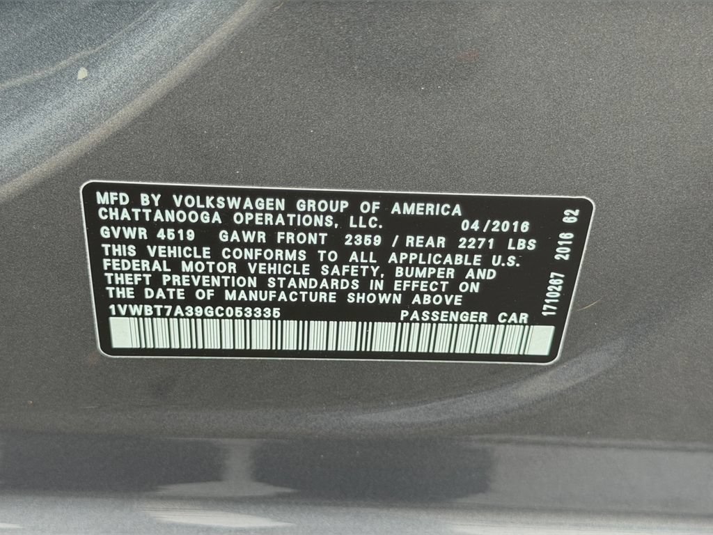 Used 2016 Volkswagen Passat 1.8T SE w/ Lighting Package FWD image 29