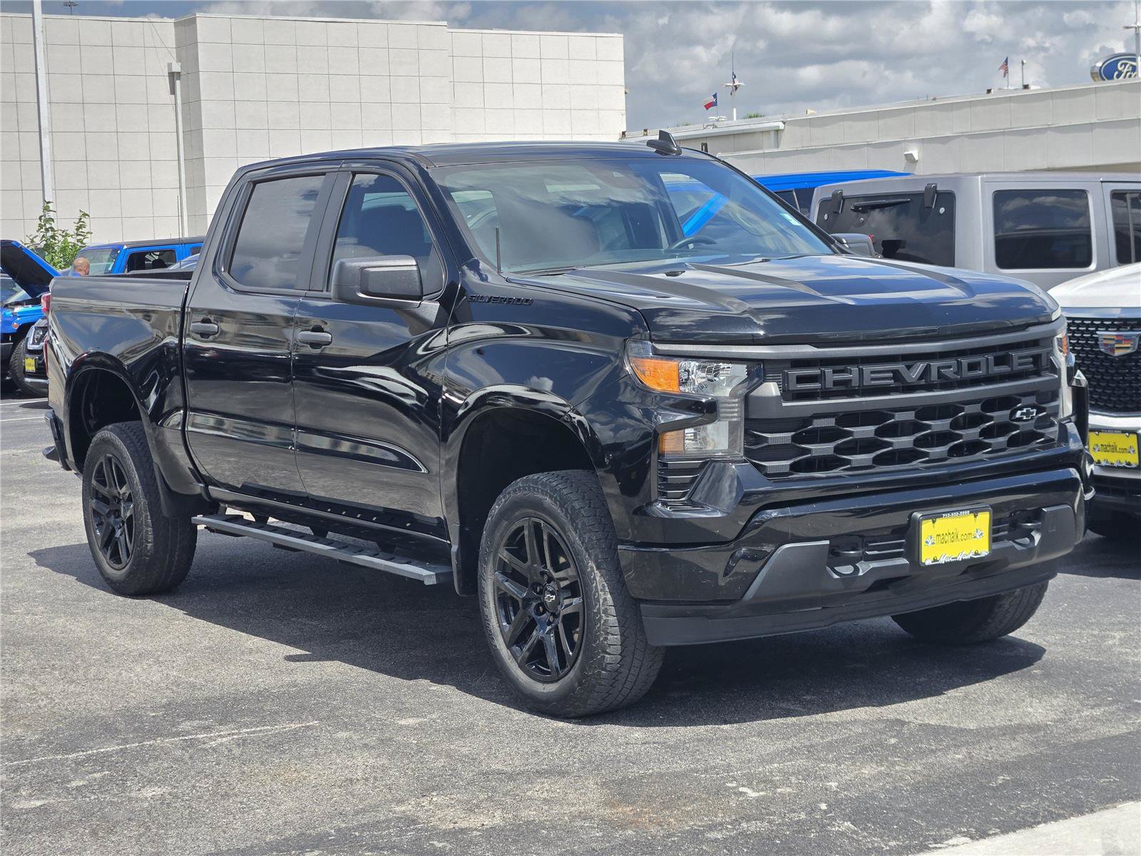 Used 2023 Chevrolet Silverado 1500 Custom w/ LPO, Dark Essentials Package RWD image 3