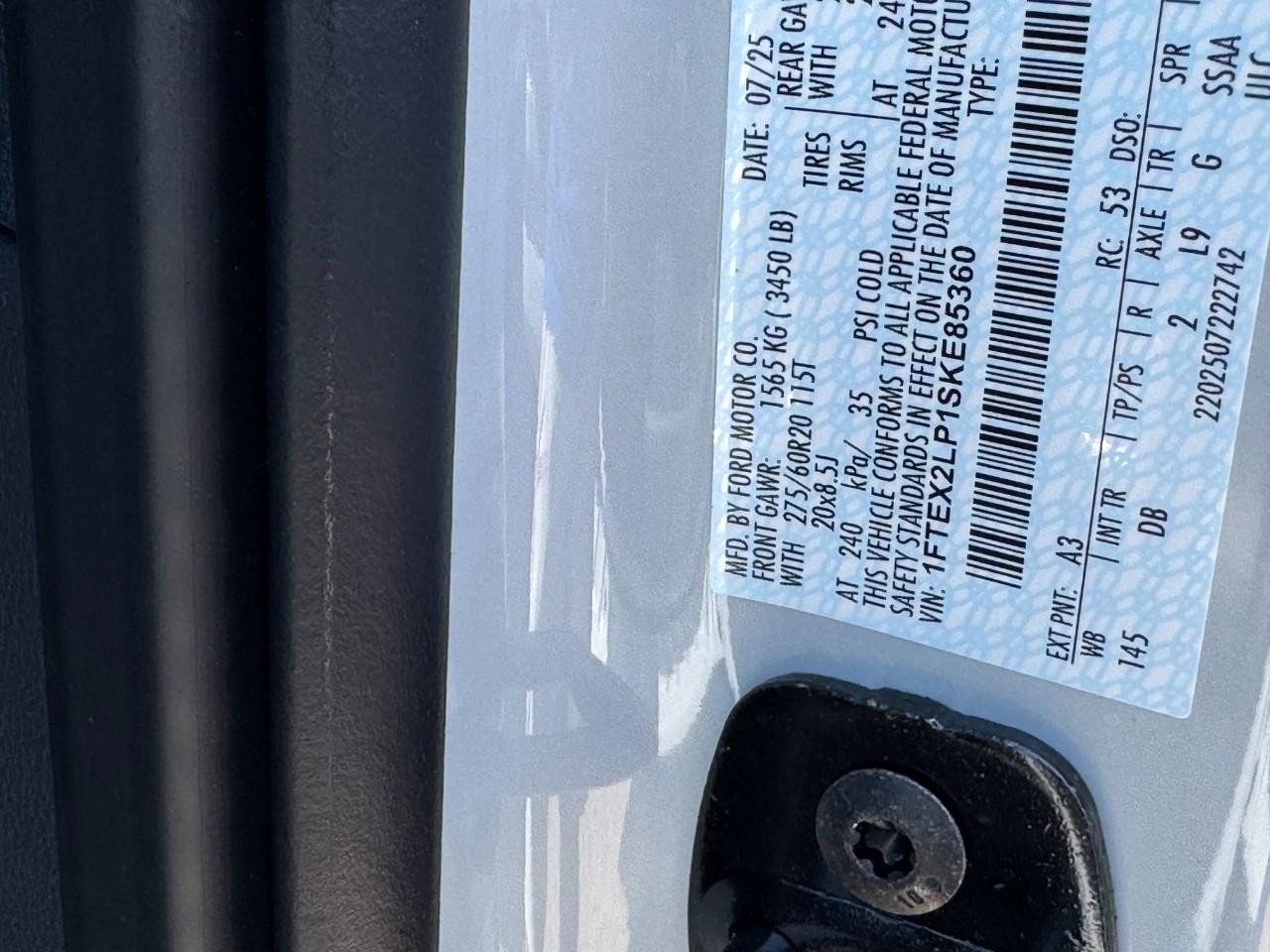 New 2025 Ford F150 STX w/ Equipment Group 200A image 21