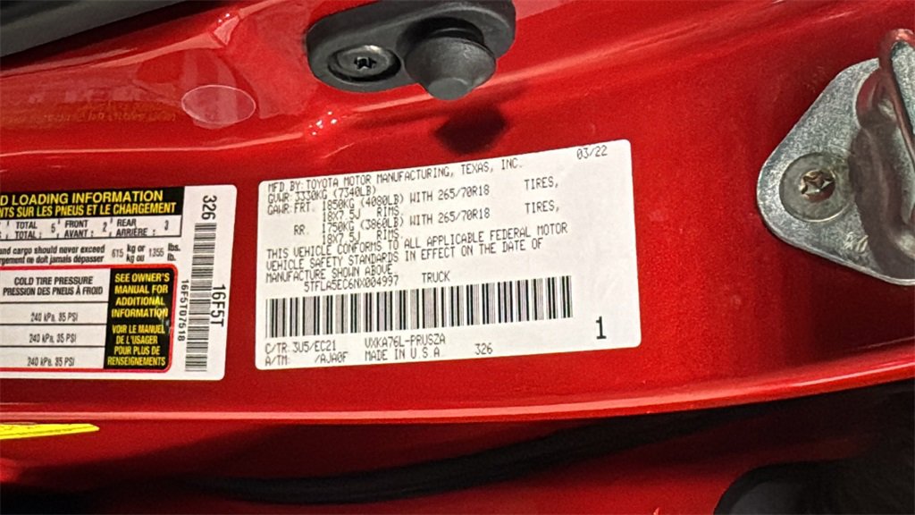 Used 2022 Toyota Tundra SR5 image 34