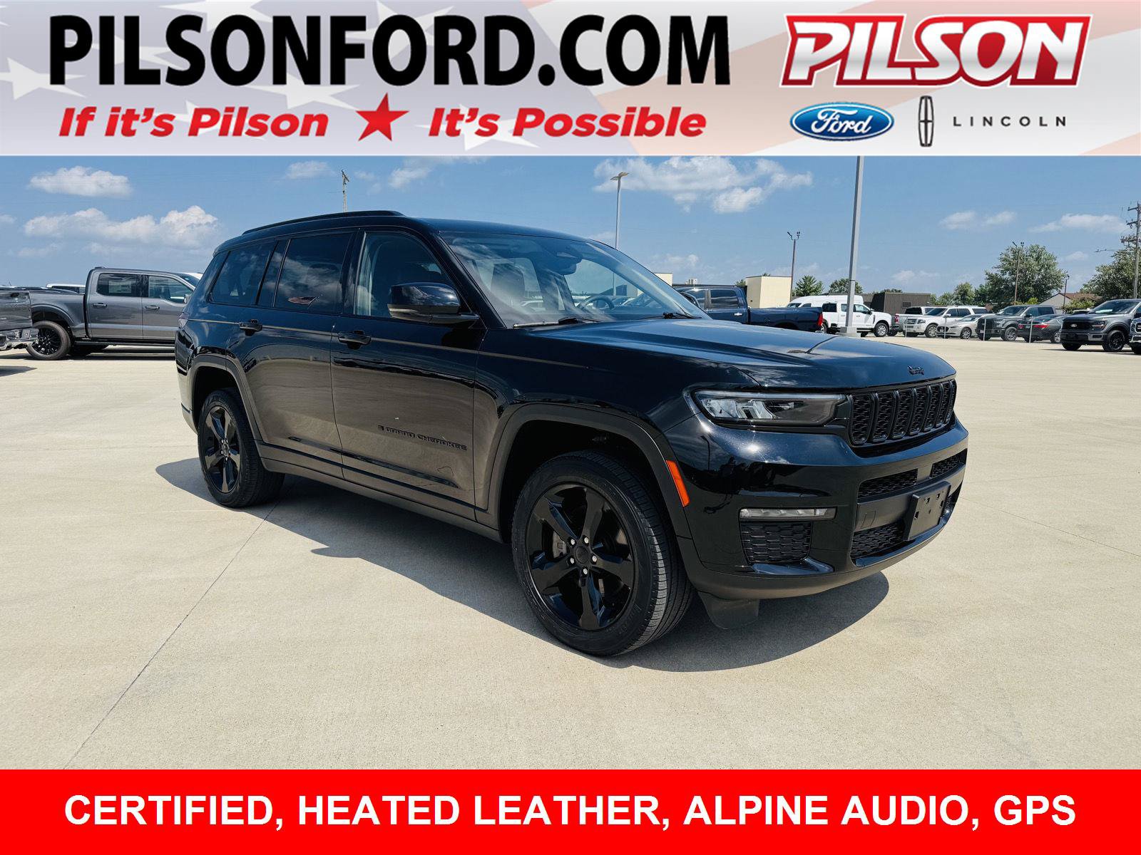 Used 2023 Jeep Grand Cherokee L Limited w/ Black Appearance Package
