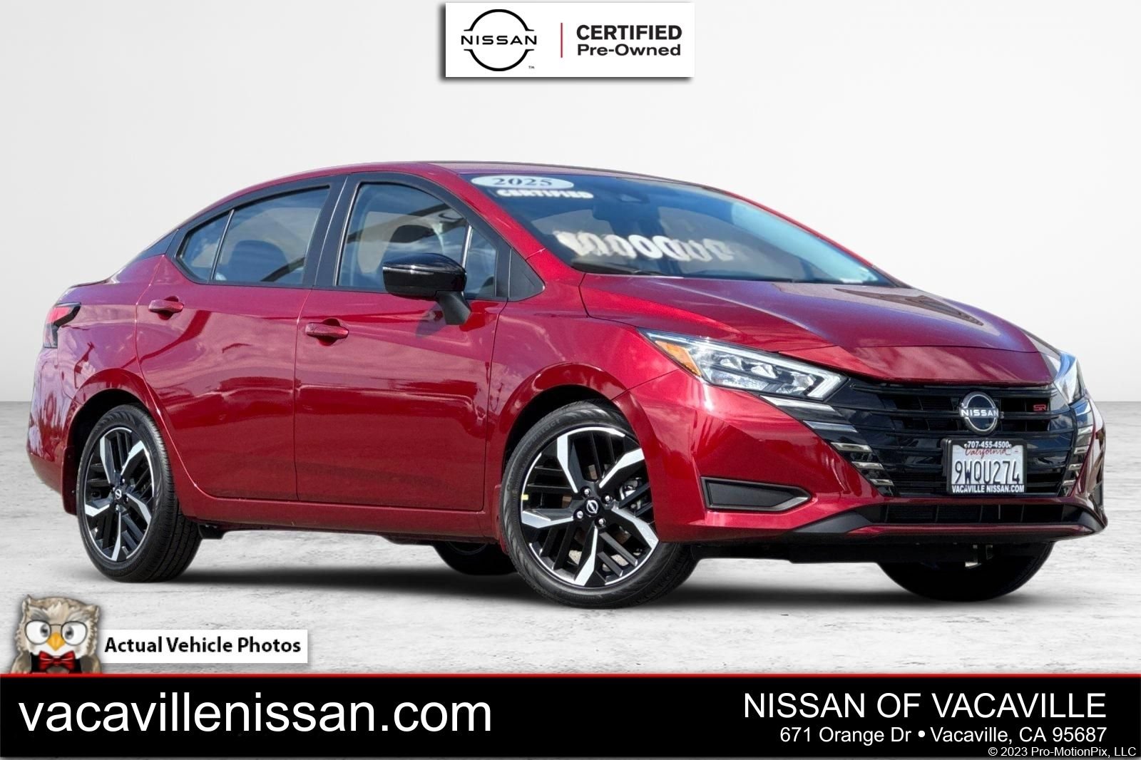 Certified 2025 Nissan Versa SR w/ Trunk Package FWD image 1