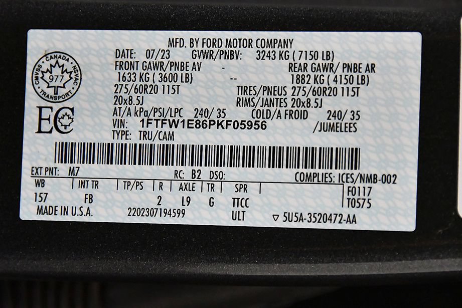 Used 2023 Ford F150 XLT w/ Equipment Group 302A High AWD/4WD image 18