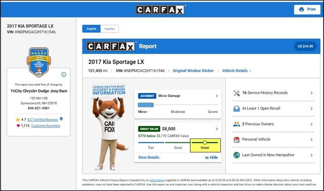 Used 2017 Kia Sportage LX image 14