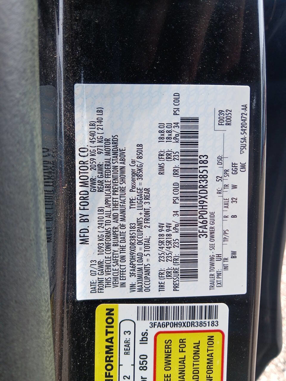 Used 2013 Ford Fusion SE FWD image 18