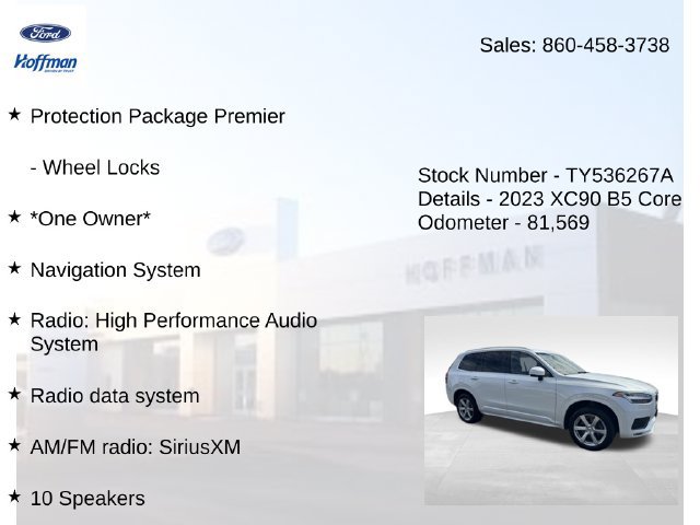 Used 2023 Volvo XC90 B5 Core w/ Protection Package Premier AWD/4WD image 10