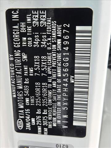 Used 2016 Kia Sorento EX image 24